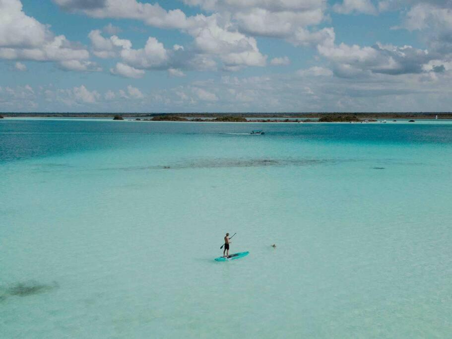 Casa Sol Y Luna -Beautiful Sunrises And Infinity Pool Bacalar Exterior photo